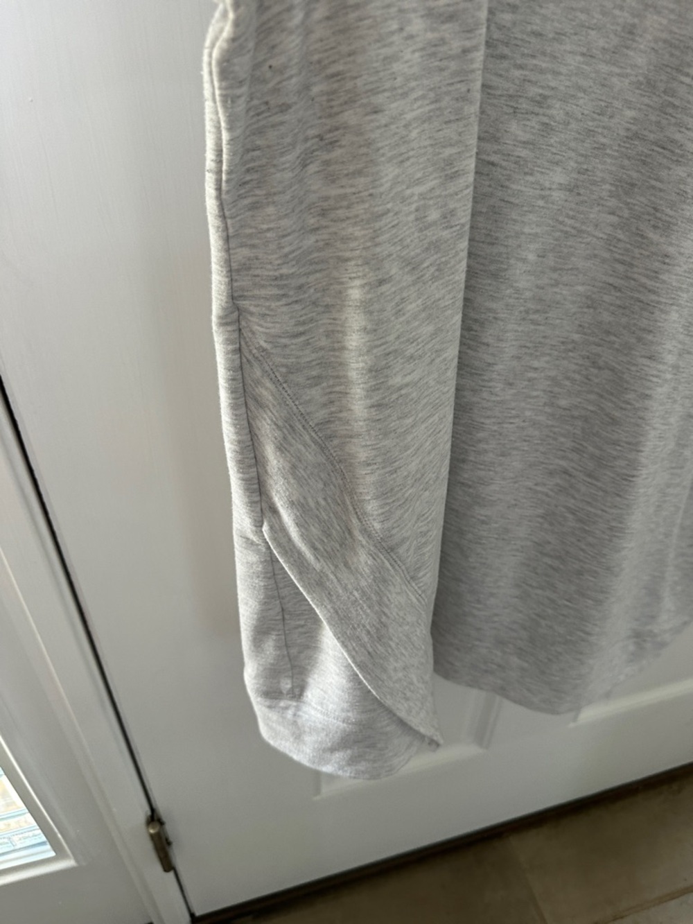Light Gray Hooded Pullover Sweatshirt - Picture 3 of 4